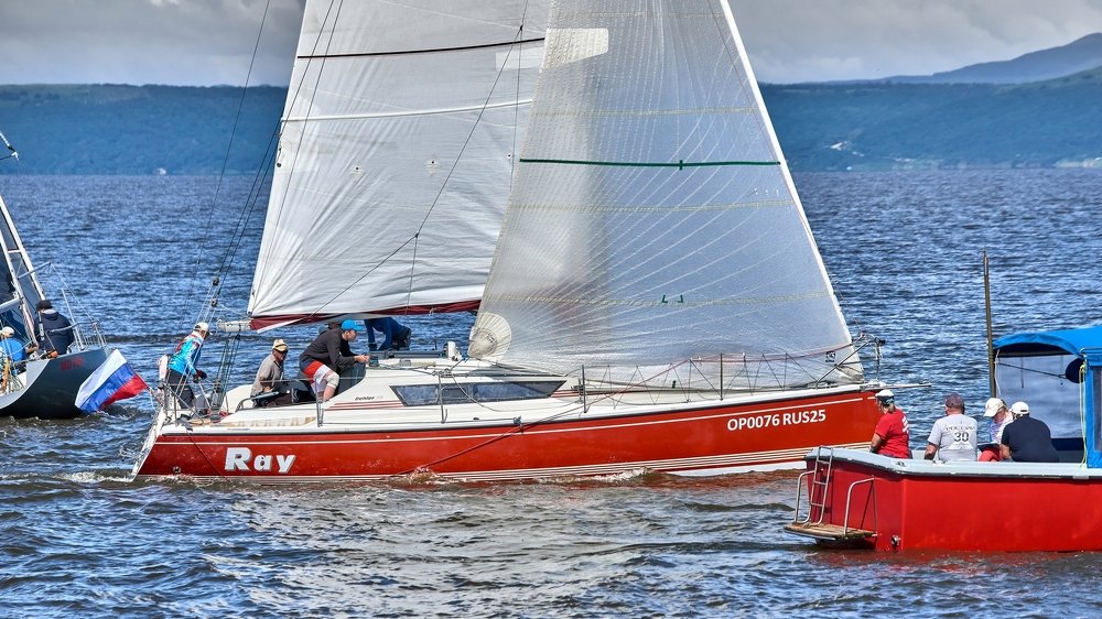 Владивосток, парусная регата, старт 3 этапа.