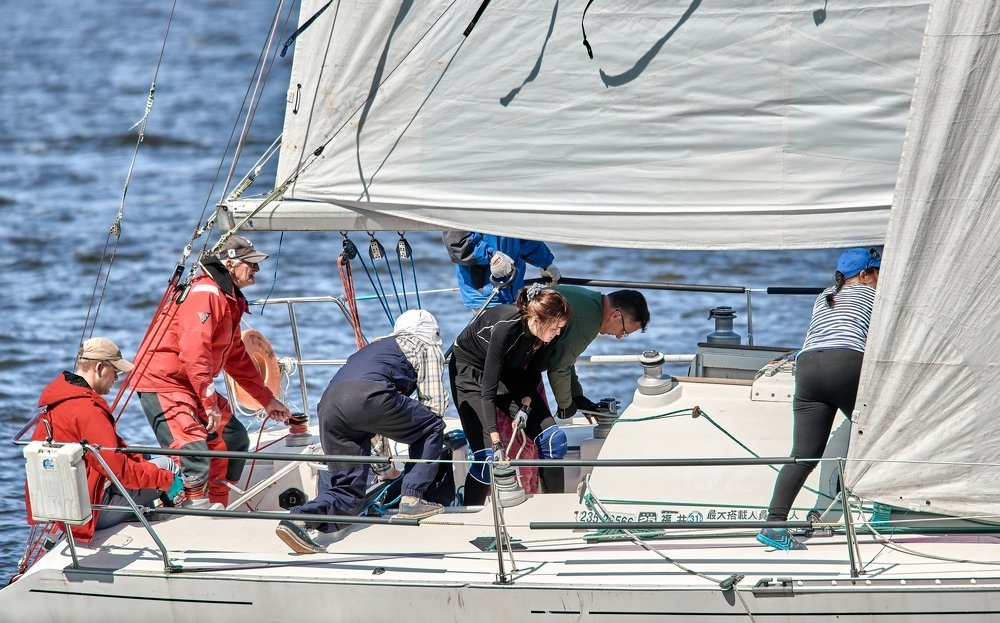 Владивосток, парусная регата, старт 3 этапа.