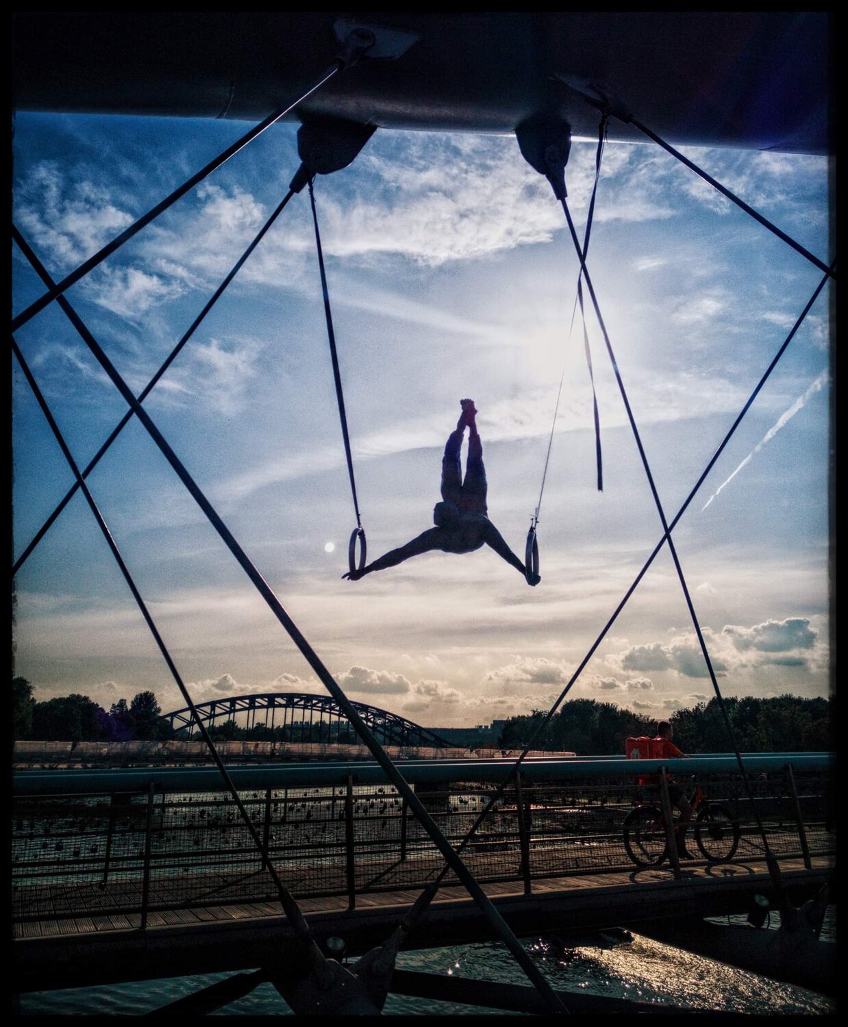 Statue in the air