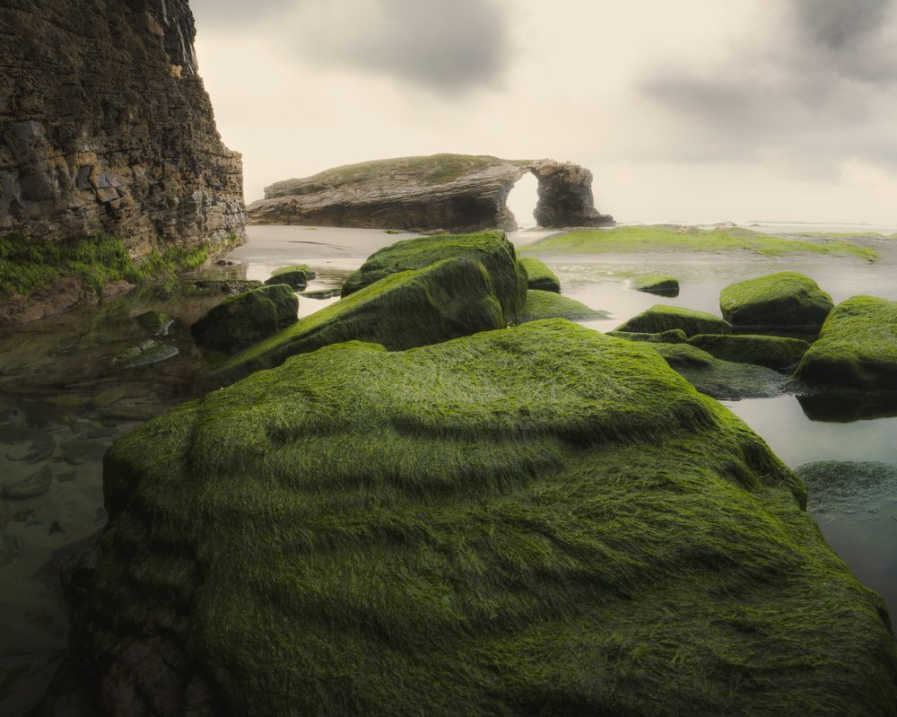 Door to heaven on the beach