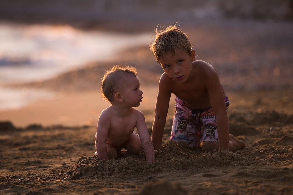 Вечер на море