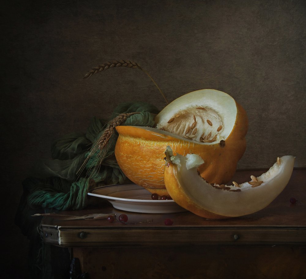 Дыня и колоски