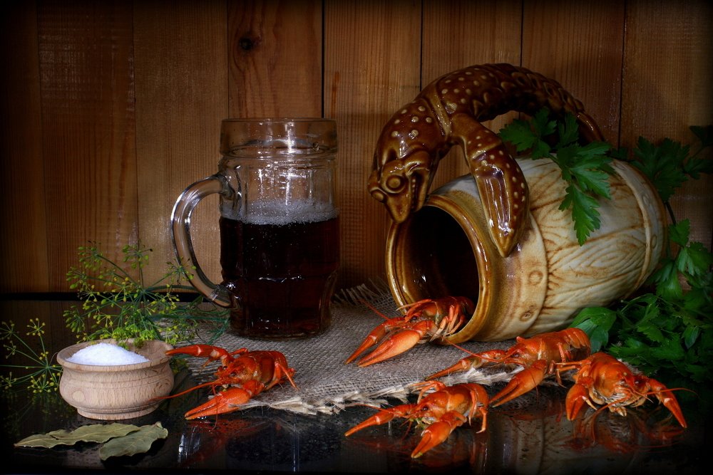 Натюрморт с раками...