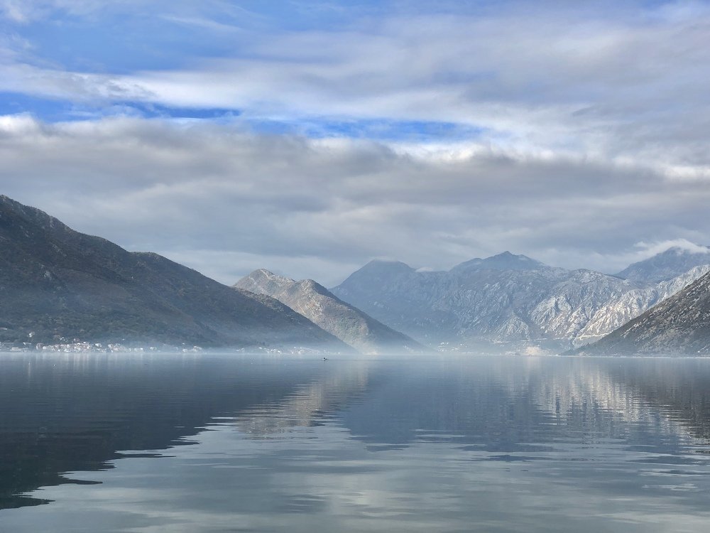 The light blue morning