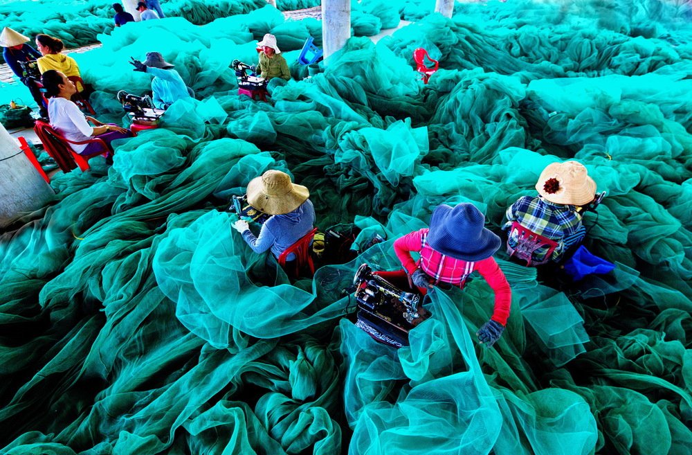 Mending the blue nets