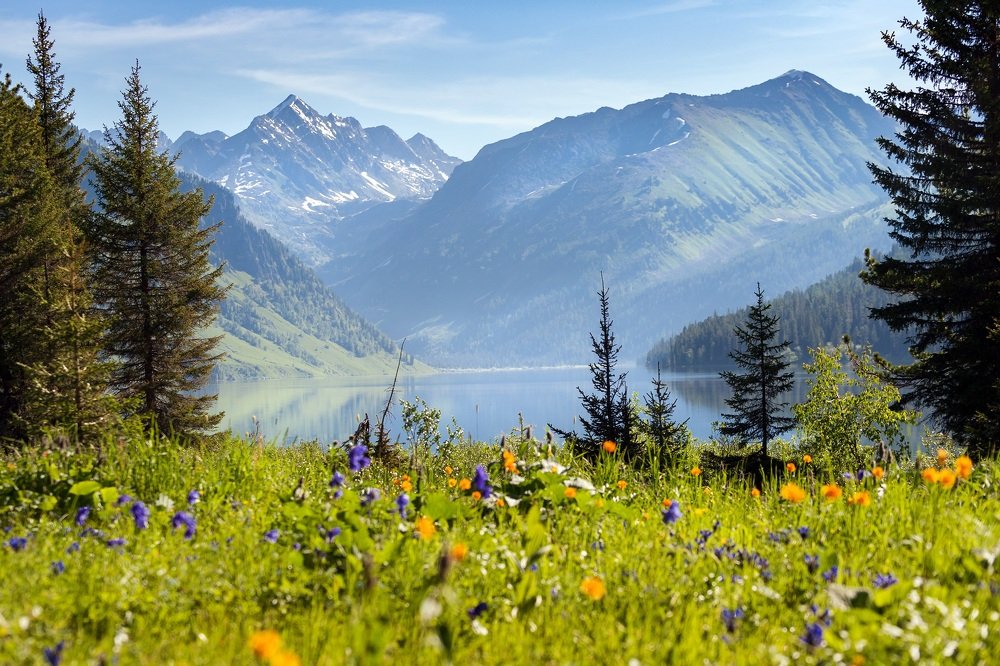 Утро на Тальменном озере!