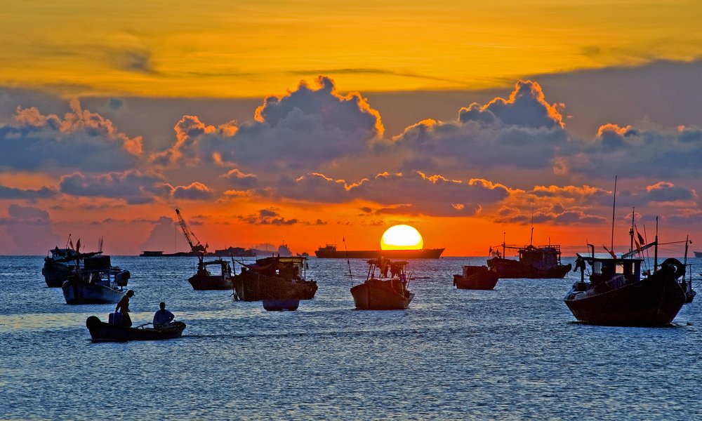 Nghỉ ngơi khi chiều về