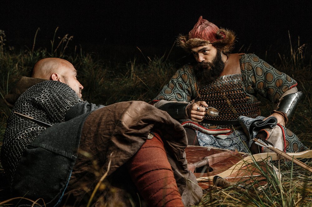 Разговор в степи