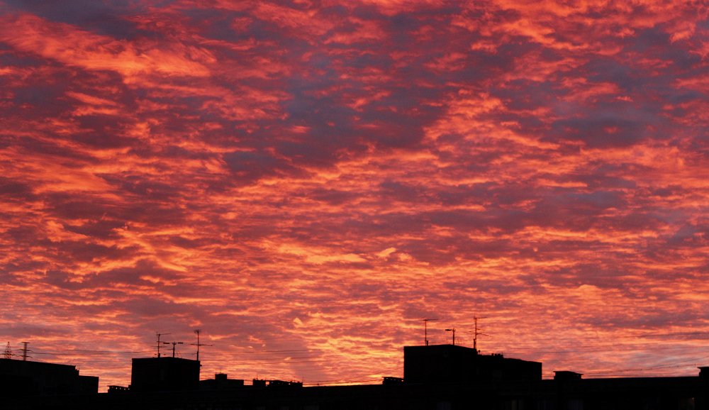 Огненный закат