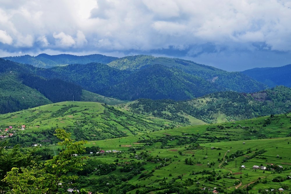 Карпаты. На вершине г. Маковица
