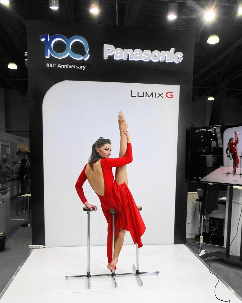 Красное на подиуме...