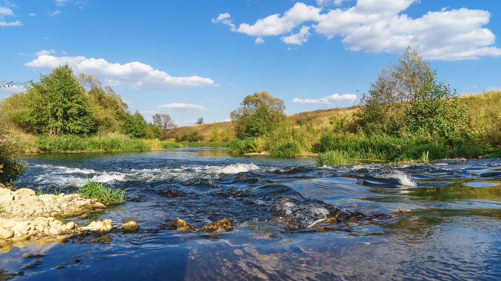 Река Кшень.