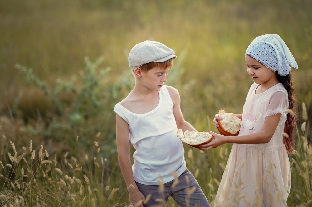Обед в поле
