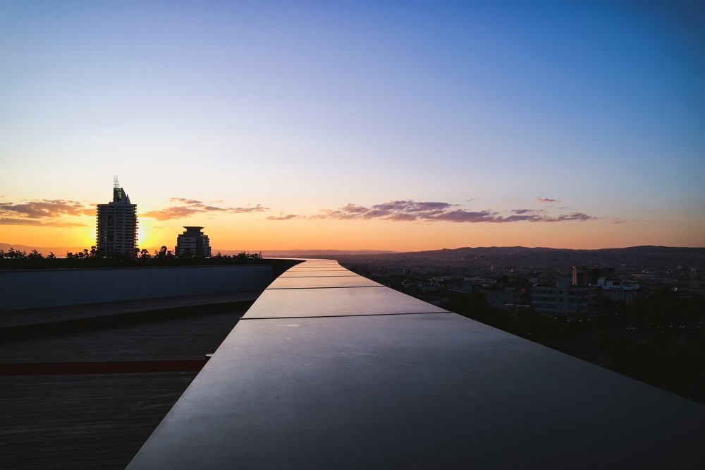 Picturesque sunset