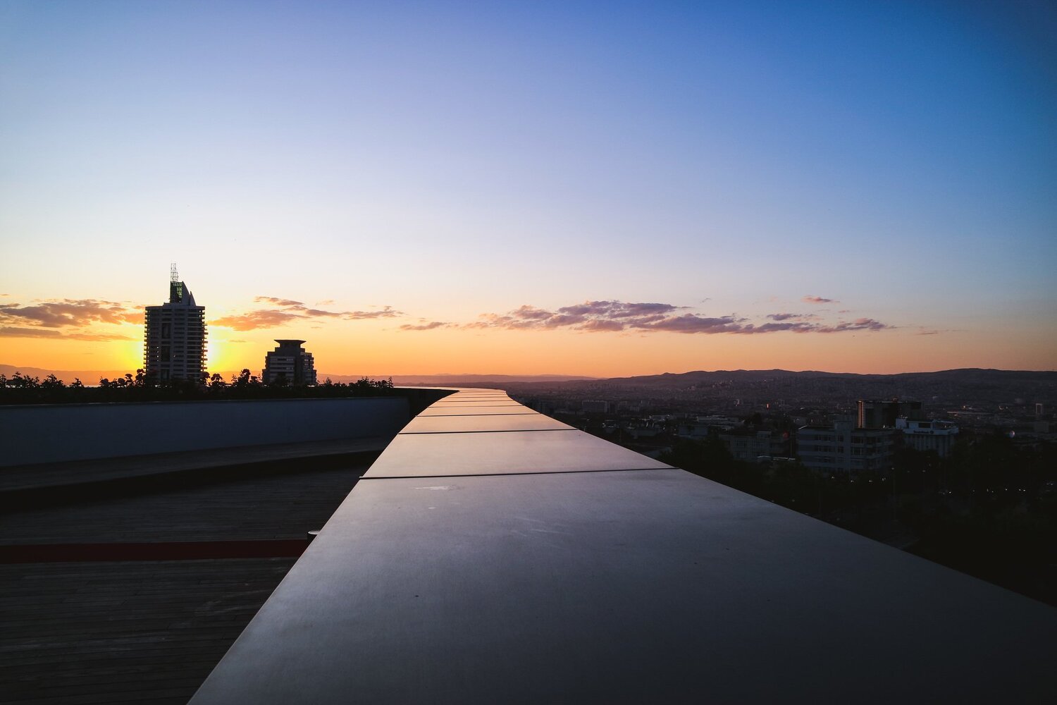Picturesque sunset