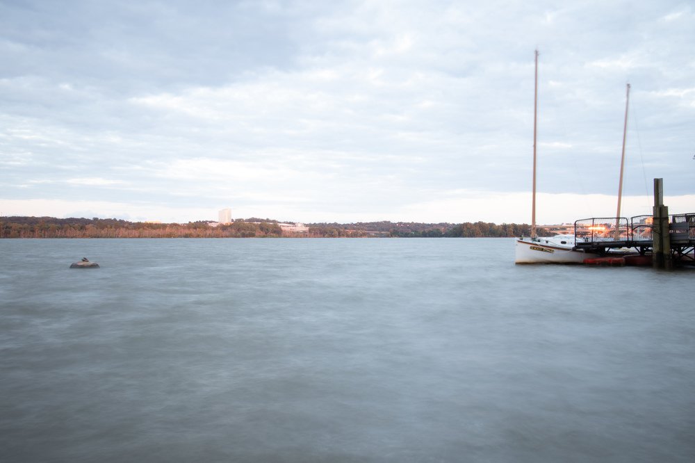 Sailboat at sunset