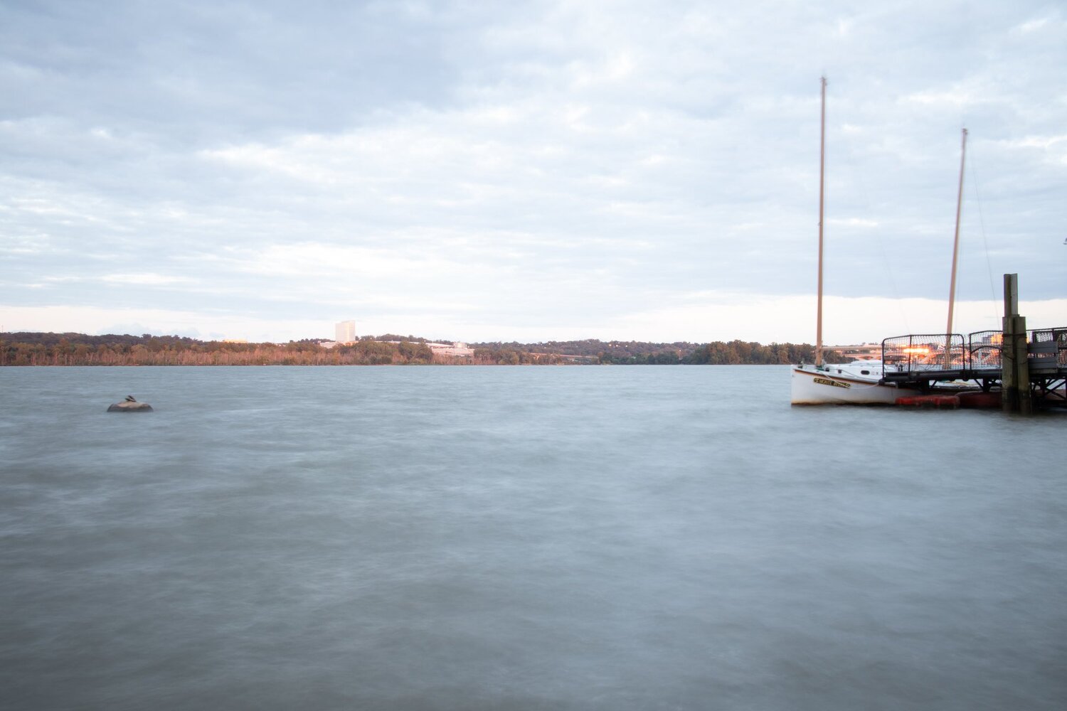 Sailboat at sunset