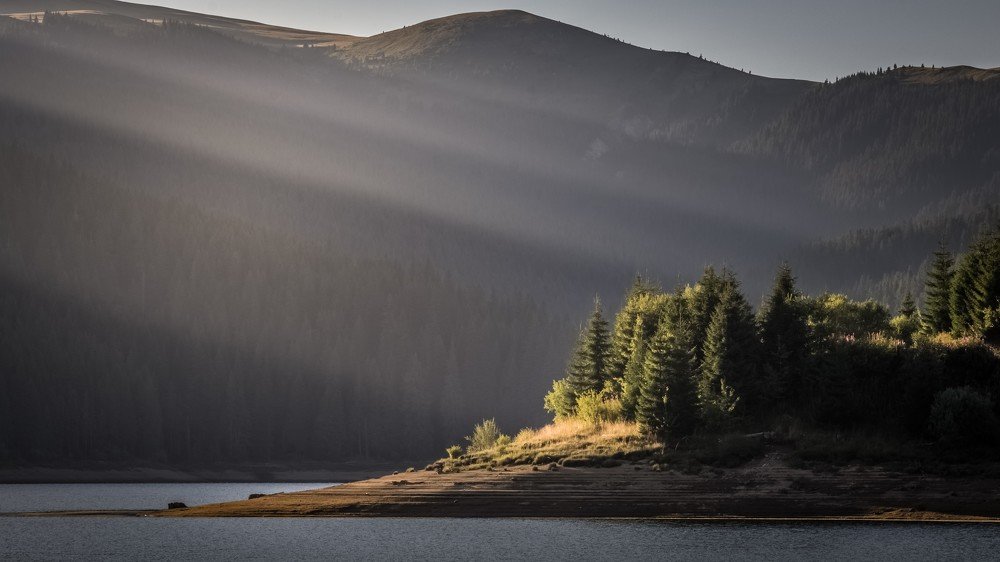 The last rays of the sun