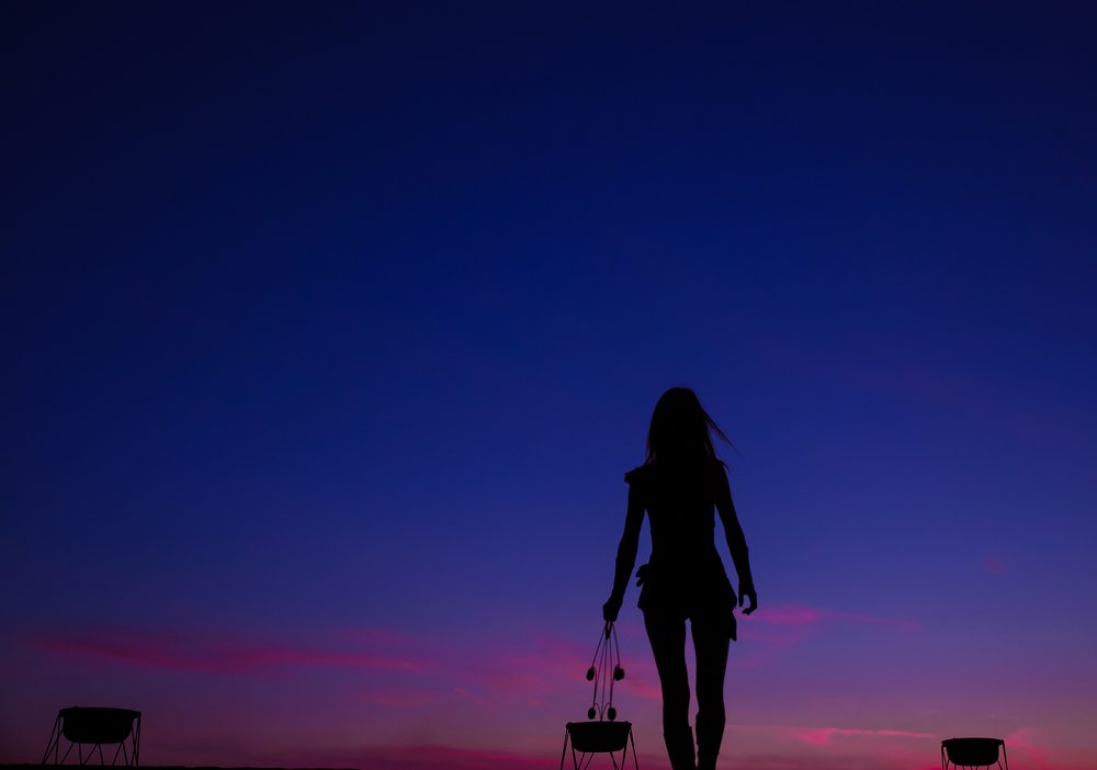 ...зажженное небо.