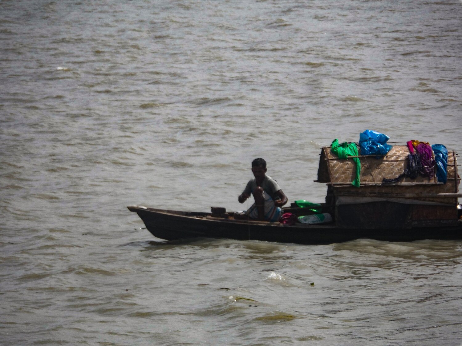 Life on river.