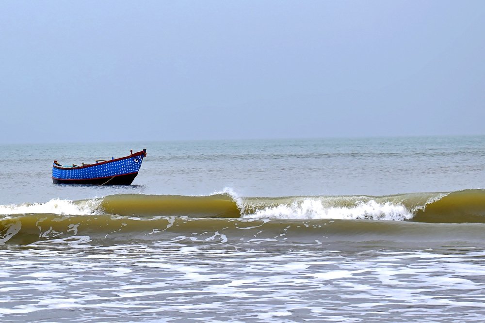 Lonely boat.