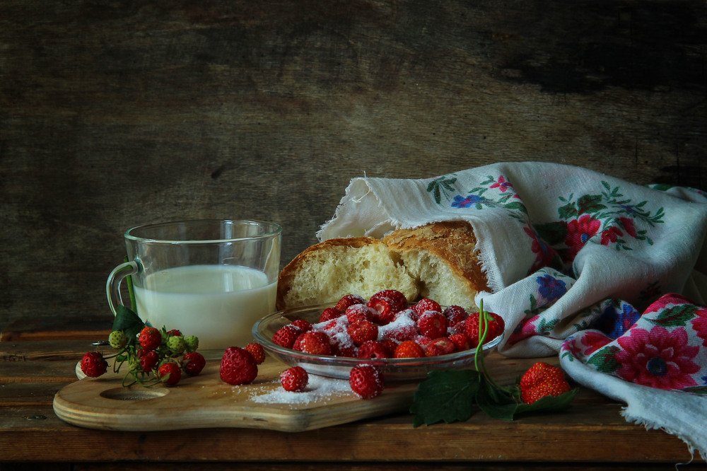 деревенский завтрак...