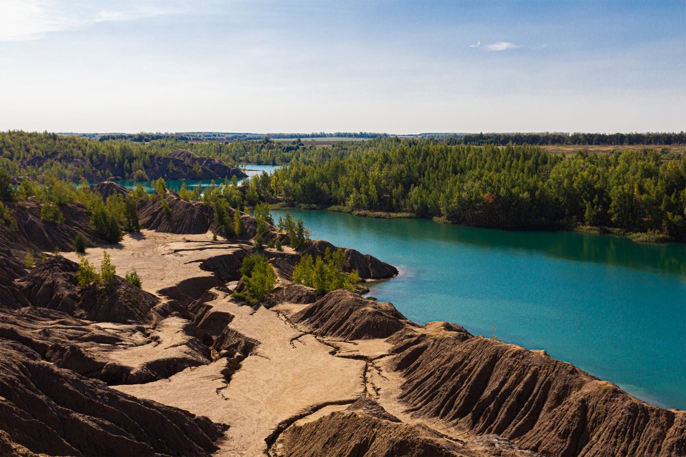 Голубые озёра.