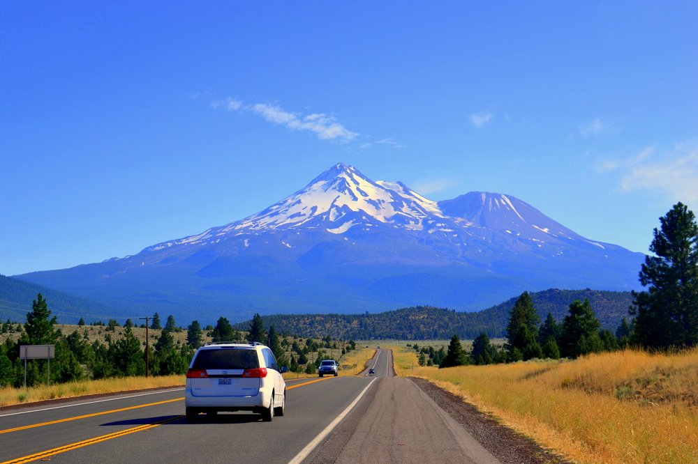 Mt Shasta peak, California