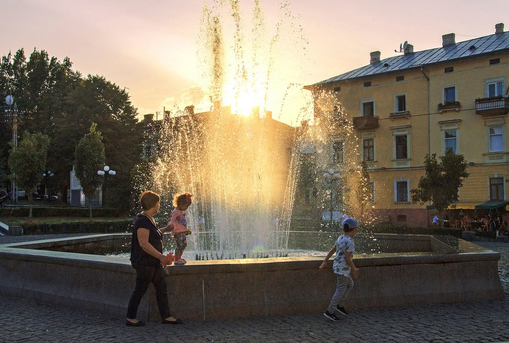 Летний вечер.