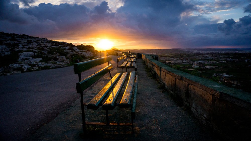 Sunset over amazing Malta