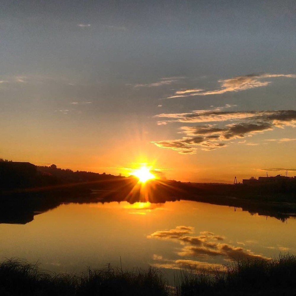 Закат на Усолке