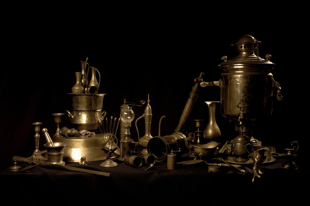 медно-цинковый натюрморт