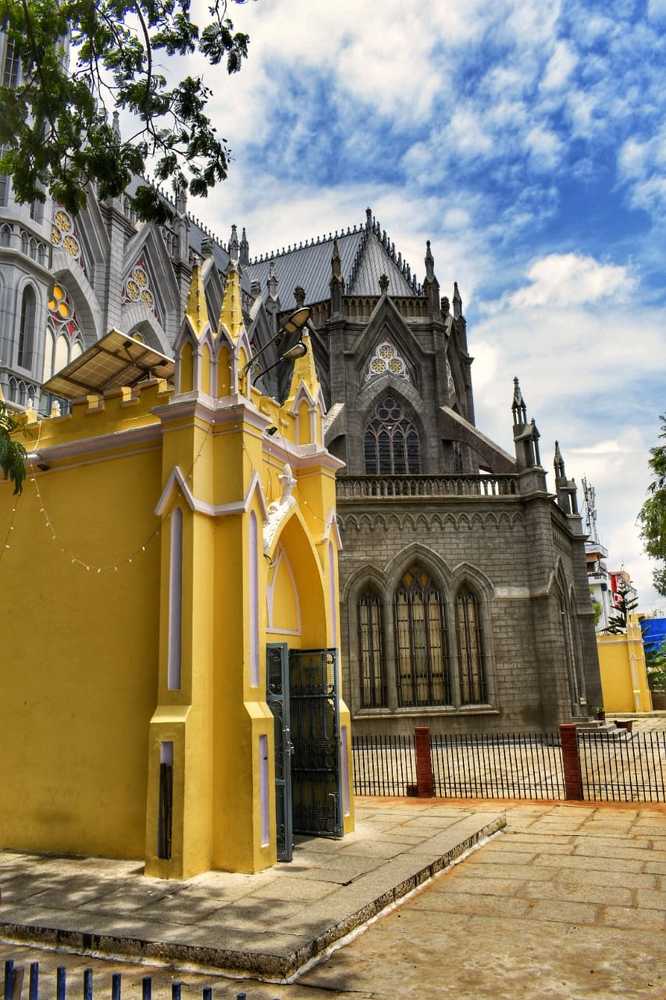 Exit of St.Philomena Church,Mysuru