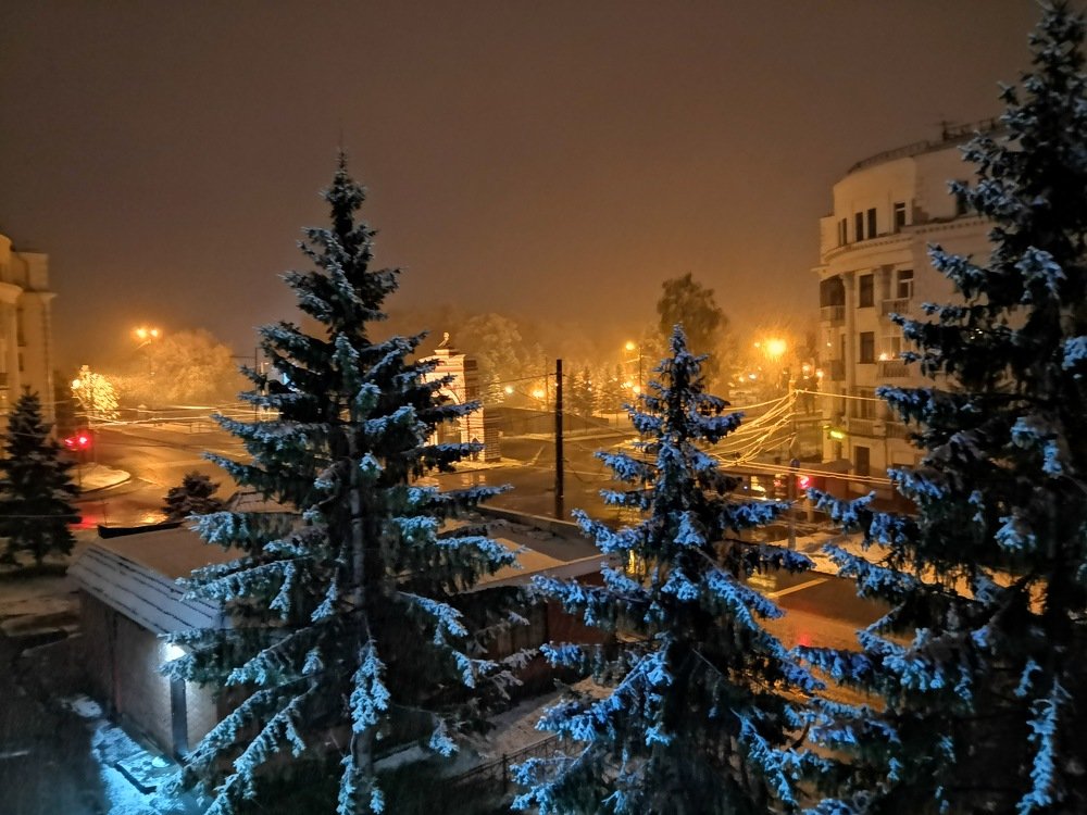the first snow