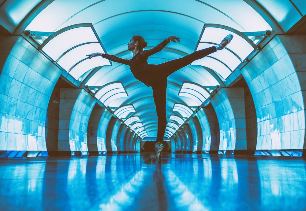 Ballet in subway