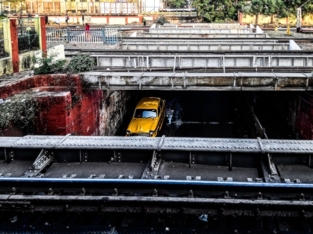 A Bee under the Bridge
