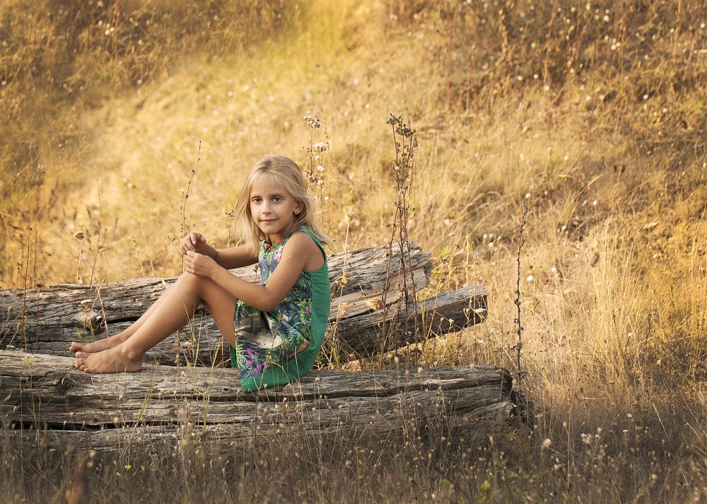 девочка - осень