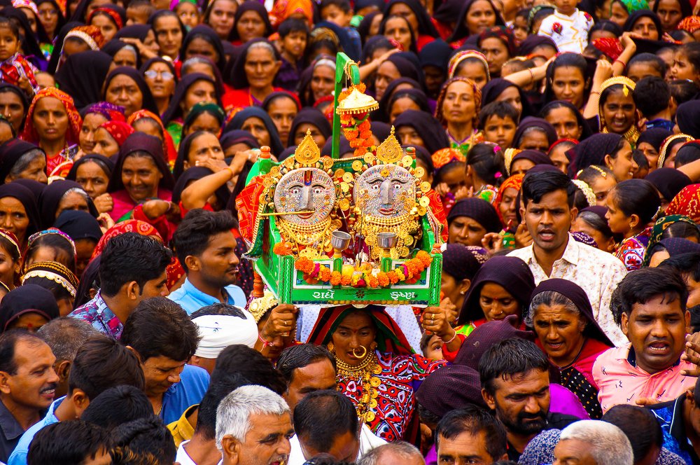 IDOL PROCESSION FOR JANMASHTAMI FESTIVAL