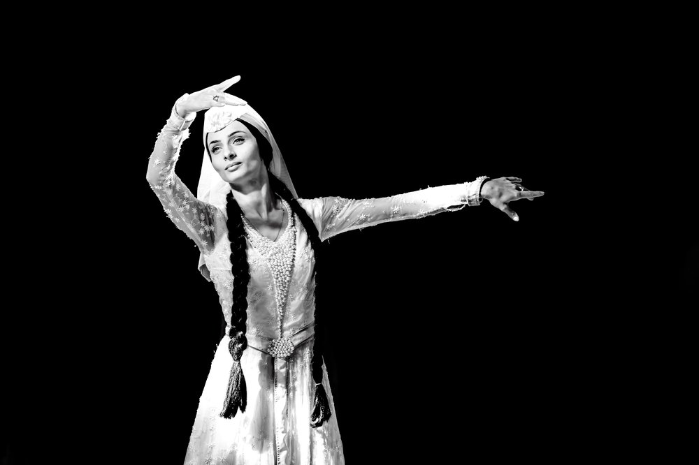 Georgian traditional dancer