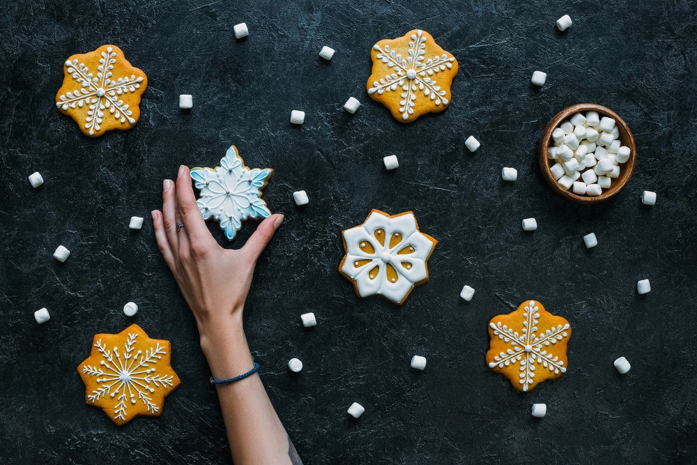 Снежинки и Ночь