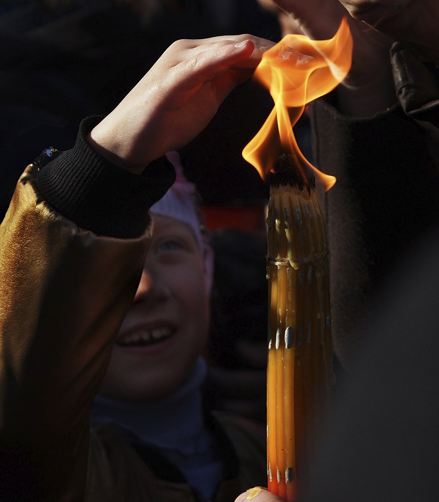 Благодатный огонь...