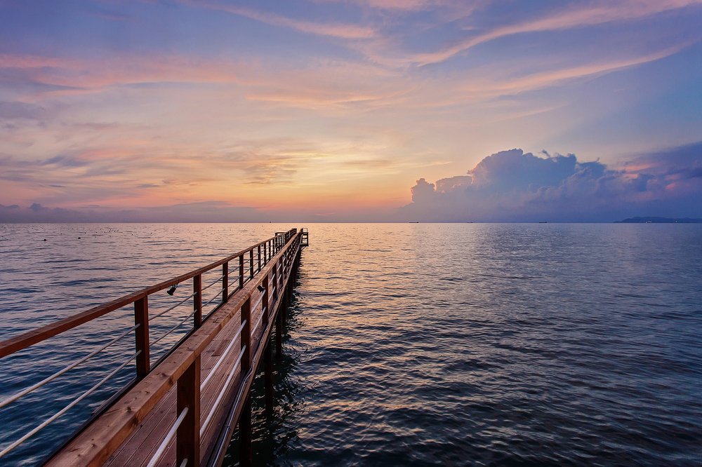 Морской закат.