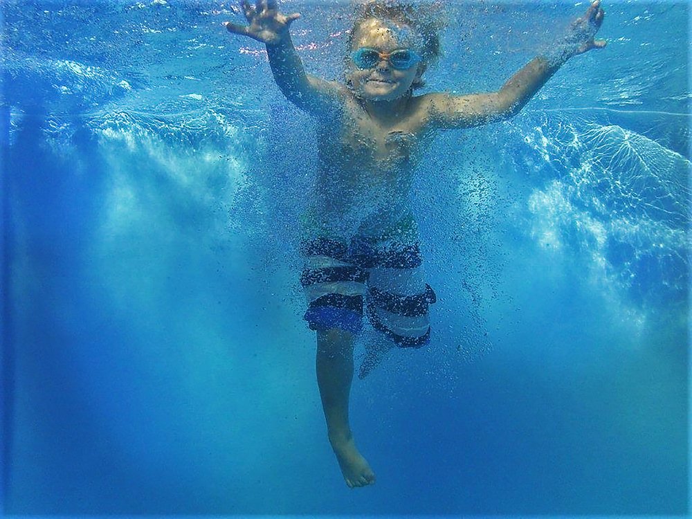 me lancé la piscina!!!!