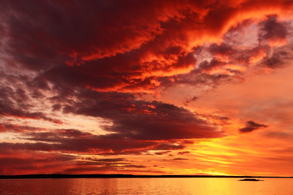 Amazing Sunset in Puerto Deseado