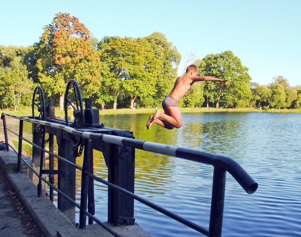 Вечер в Петергофе.