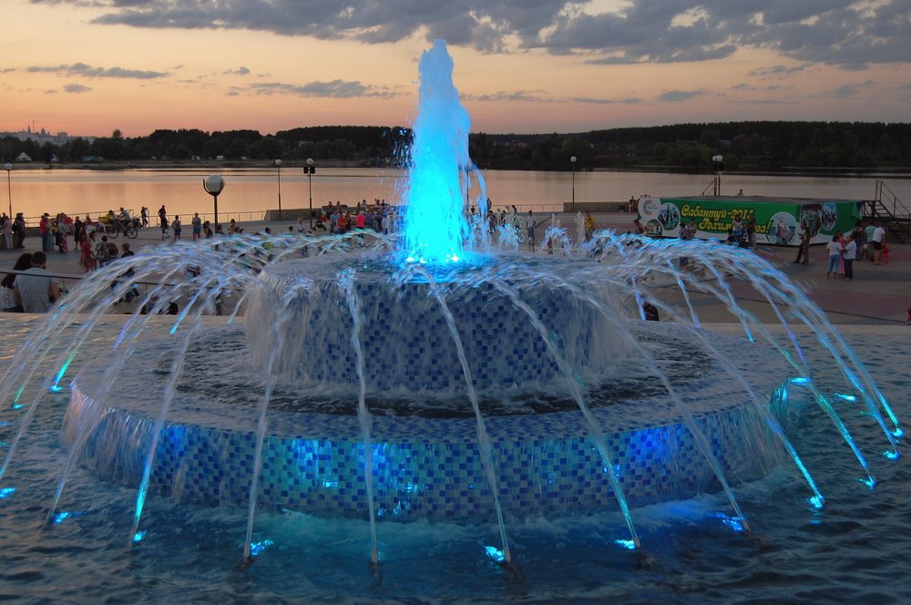 Голубой аккорд поющего фонтана