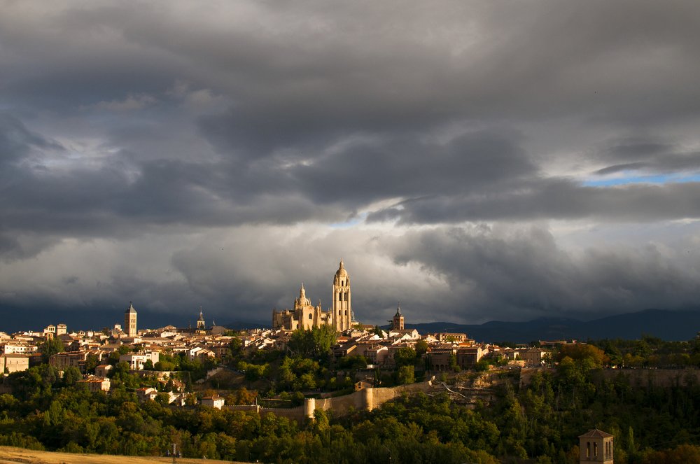 Storm over Segovia
