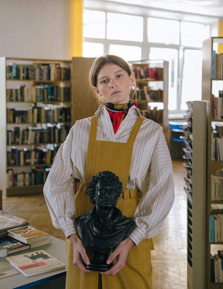 В библиотеке им. Пушкина