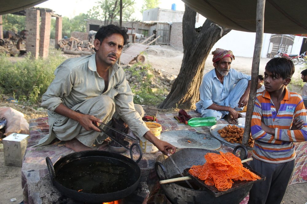 Jalebi Local street food rural punjab