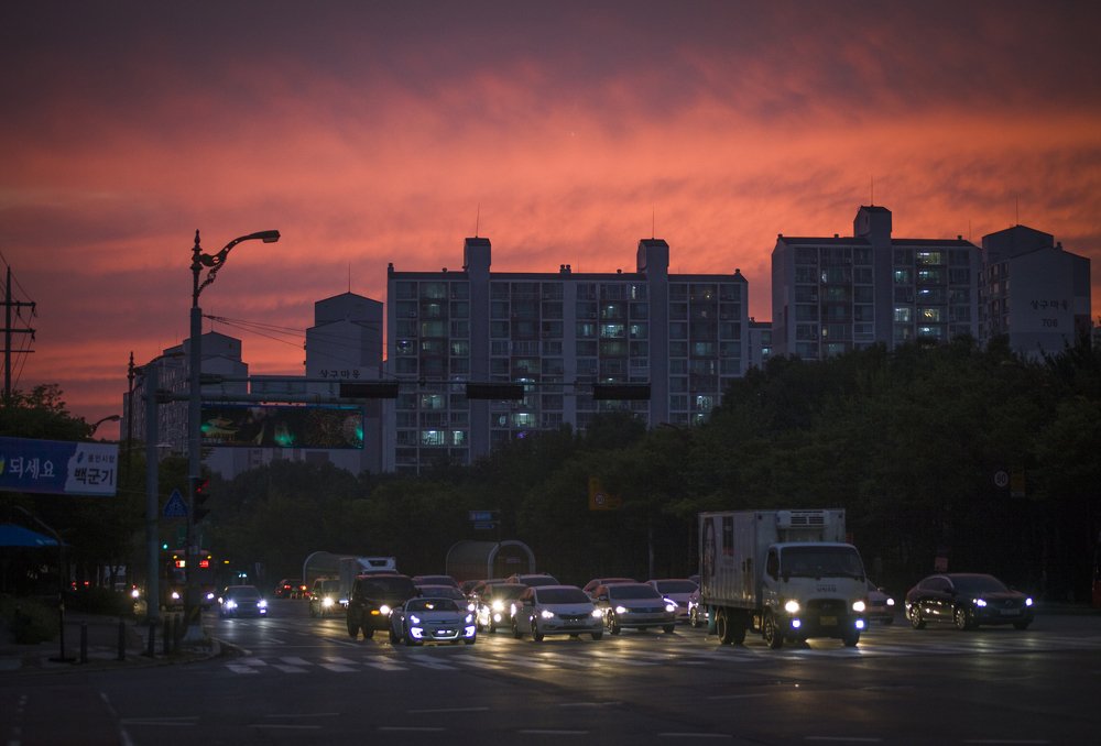Rush hour in Suwon